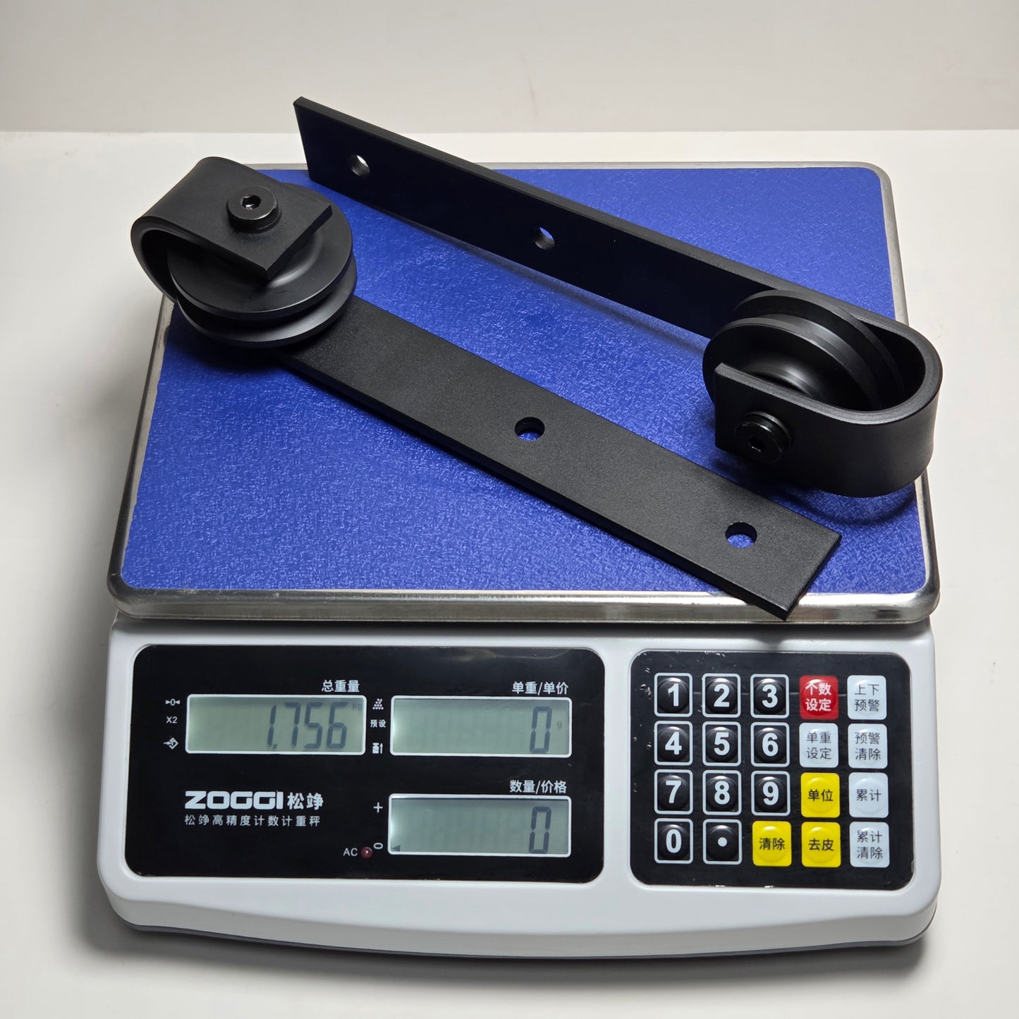 Heavy-Duty Carbon Steel Roller Components (Pair)